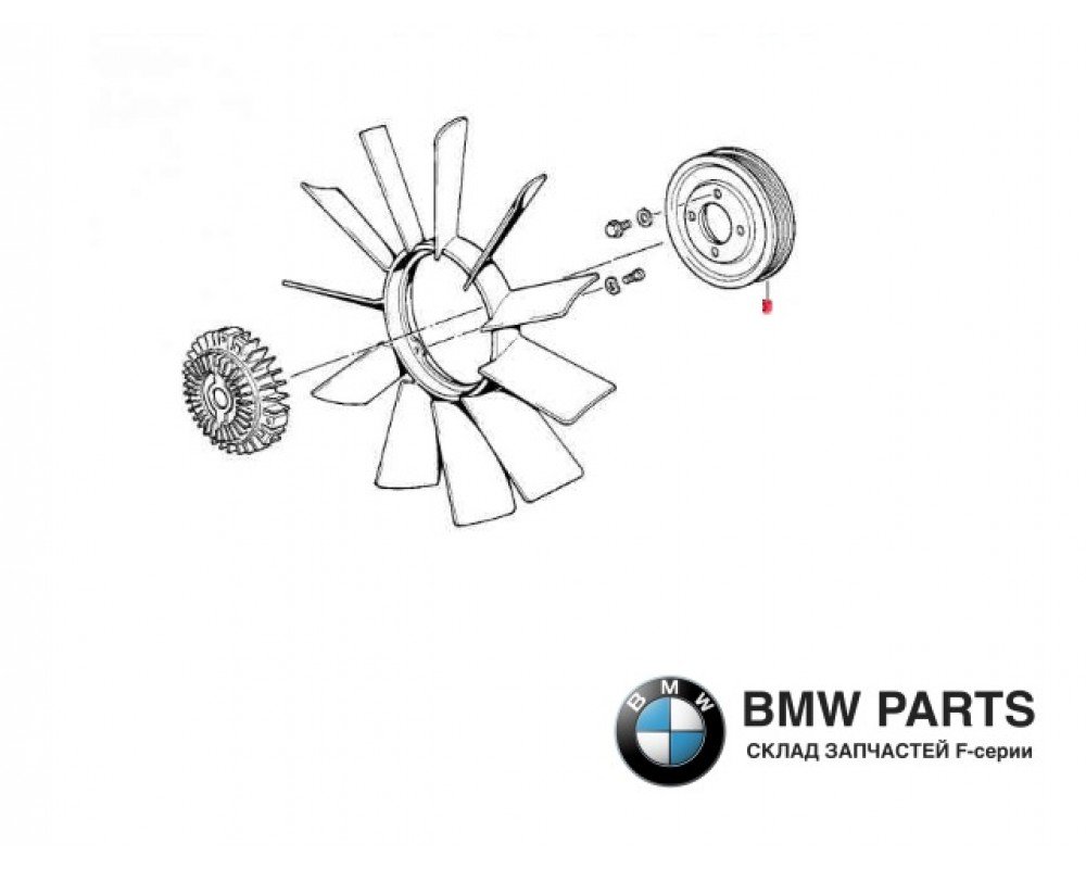 1730554 | Ремінний шків