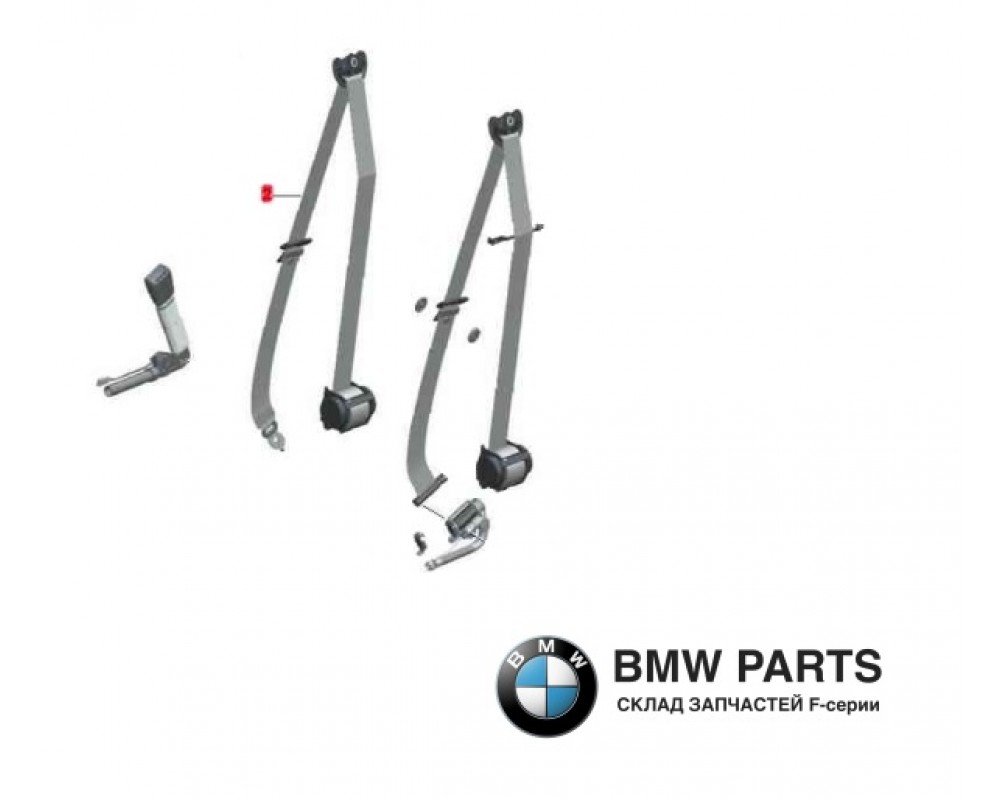 7233510 | Ремінь безпеки передній R