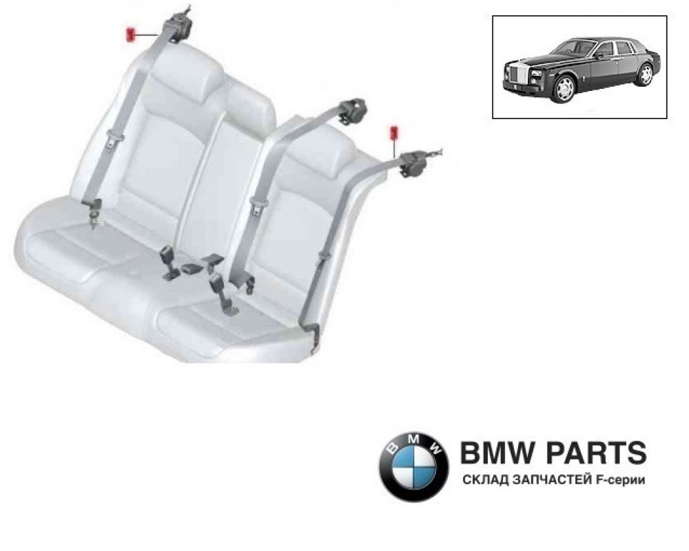 7210870 7168482 | Ремінь безпеки передній R