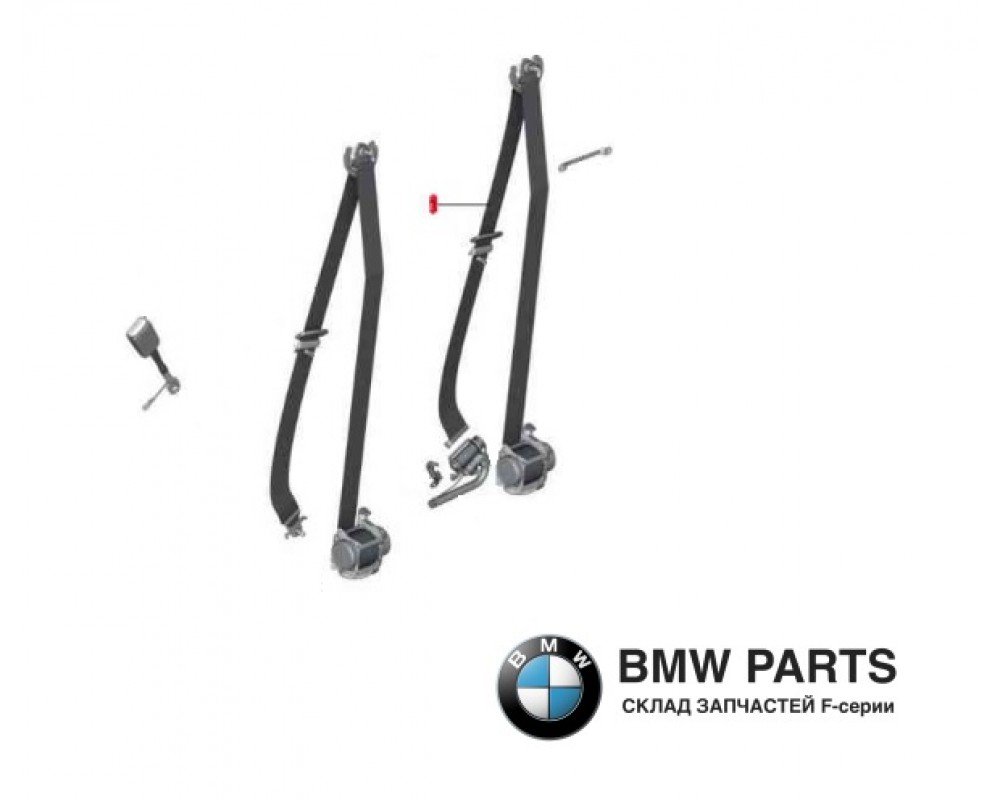 7241747 | Ремінь безпеки передній L