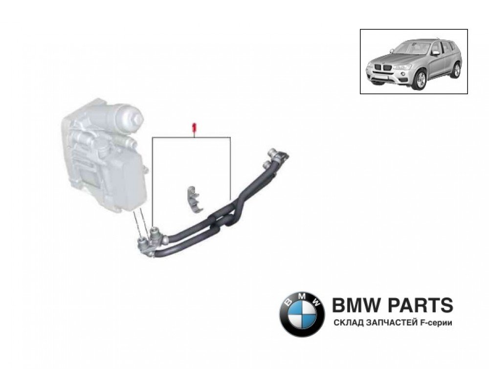 8511456 | Трубопровід радіатора АКПП