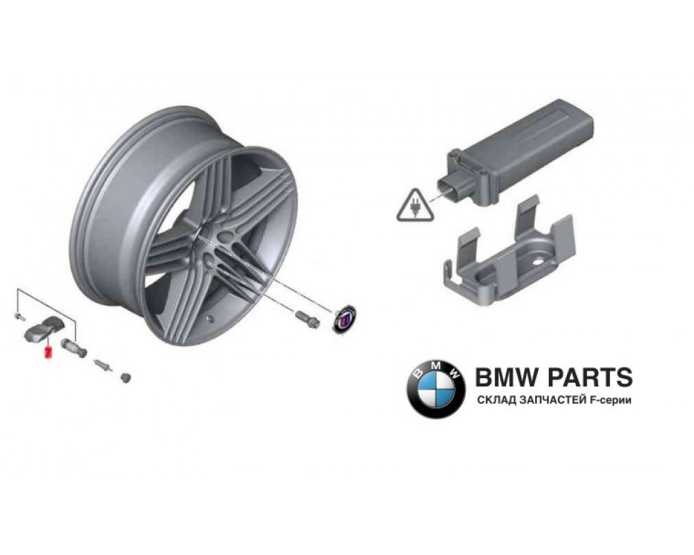 6790054 | Датчик тиску шин RDC 433 MHz