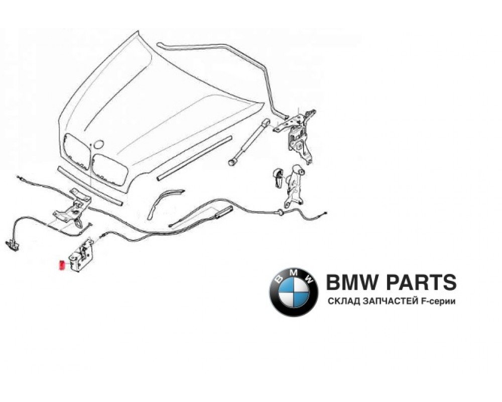 7178753 7178754 | Замок капота