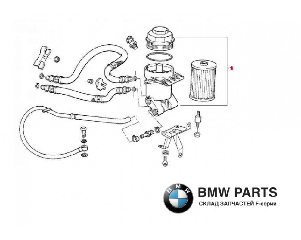 7511169 | Теплообмінник масляний фільтр