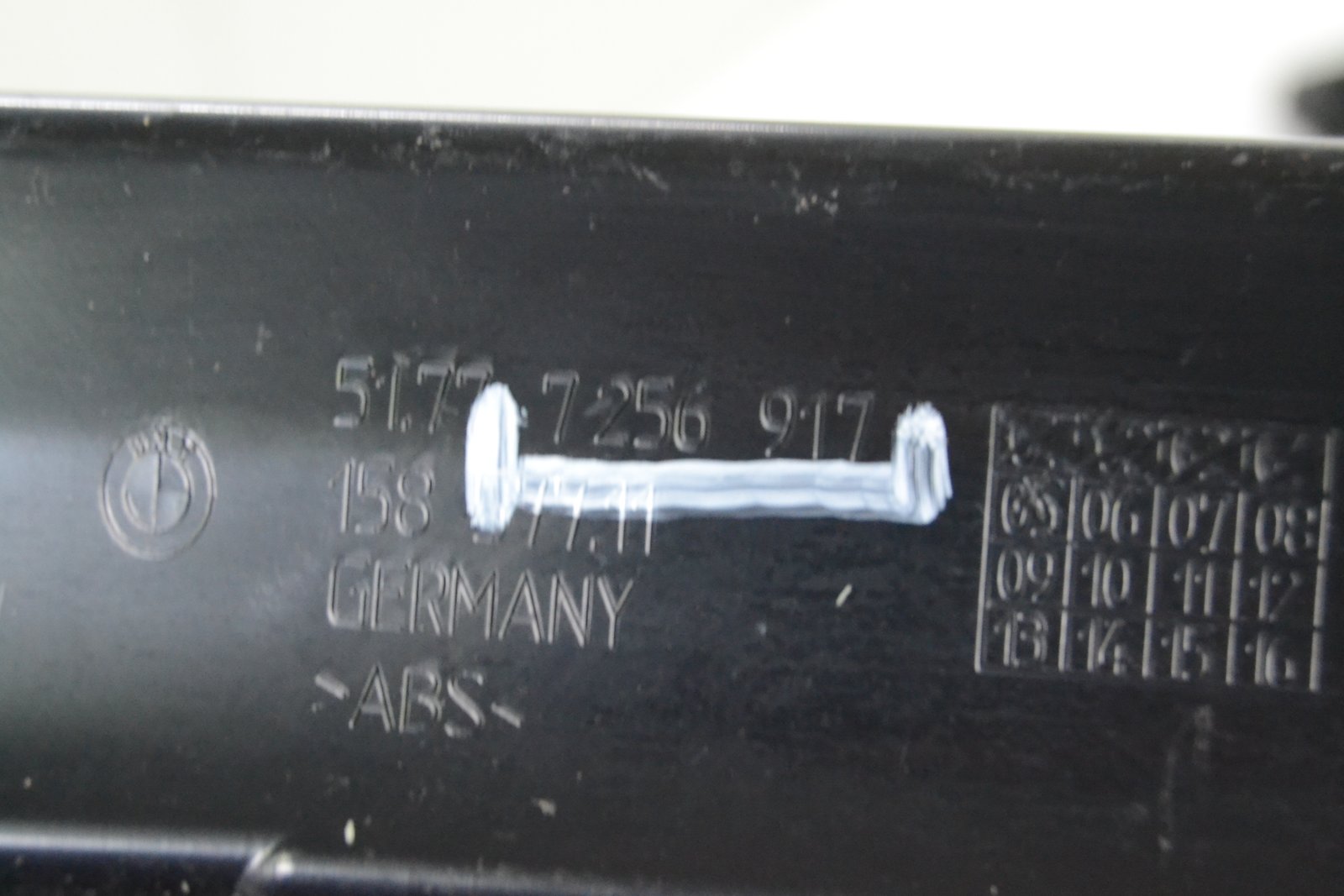 7256917 Кріплення порога bmw F30 F31 M