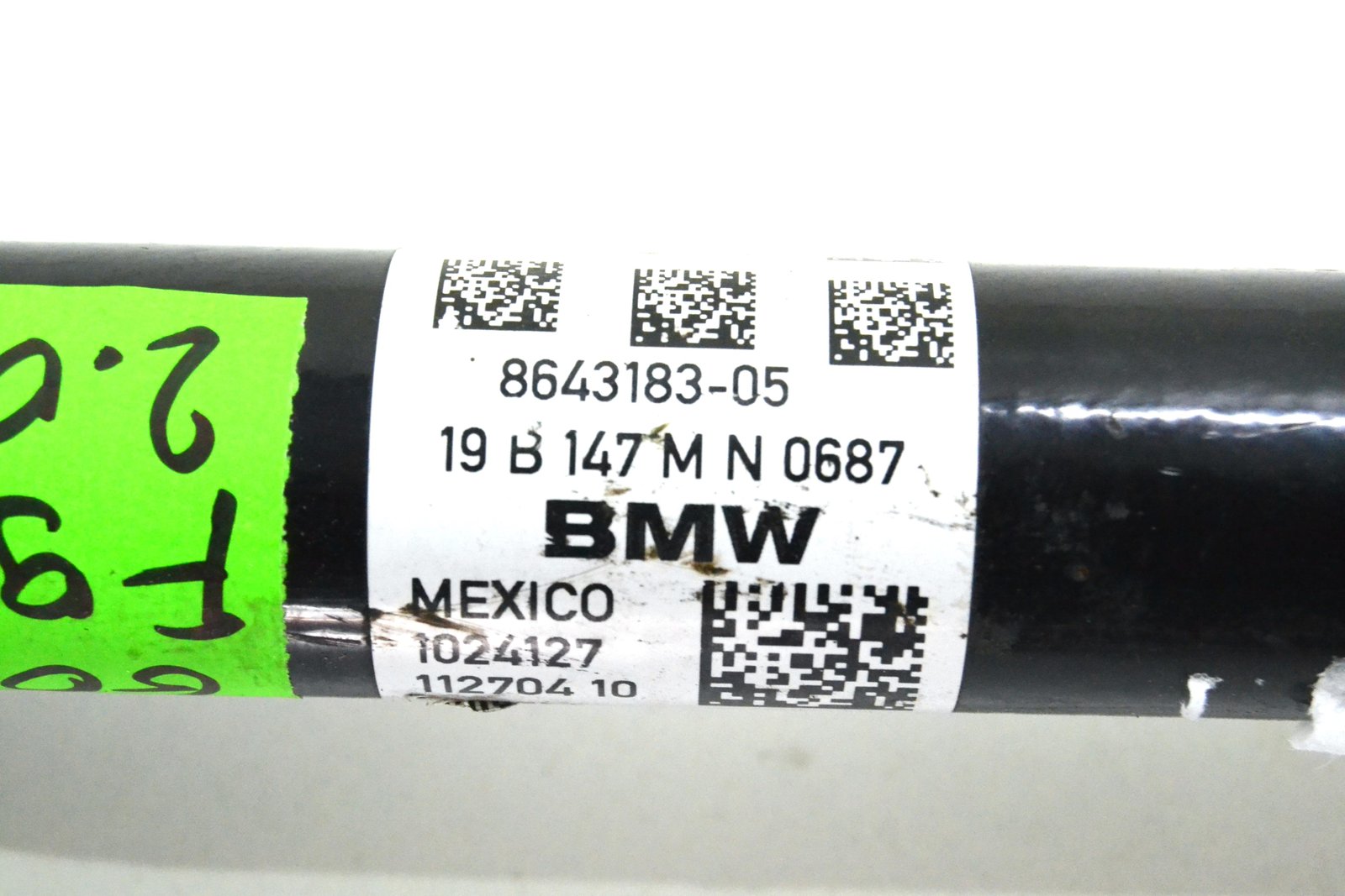 8643183 Піввісь передня ліва bmw F97 F98 G01 G02 20d 40d 20i 30i 40i