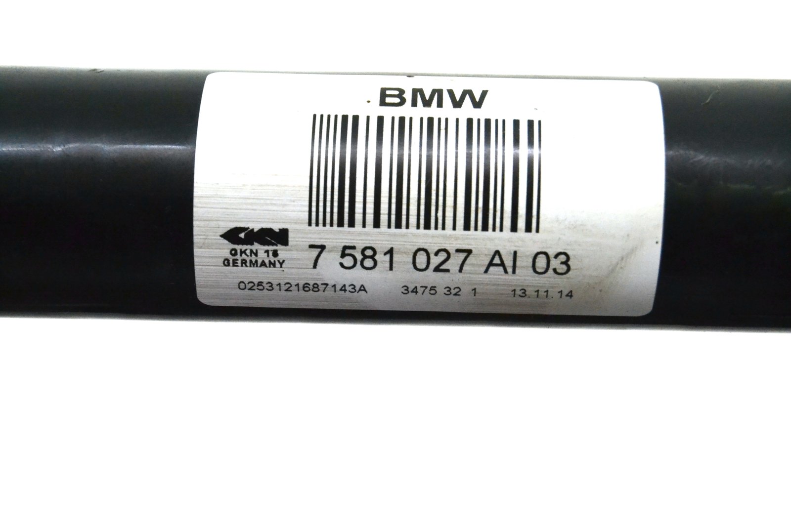 7581027 Піввісь задня ліва bmw F10 F11