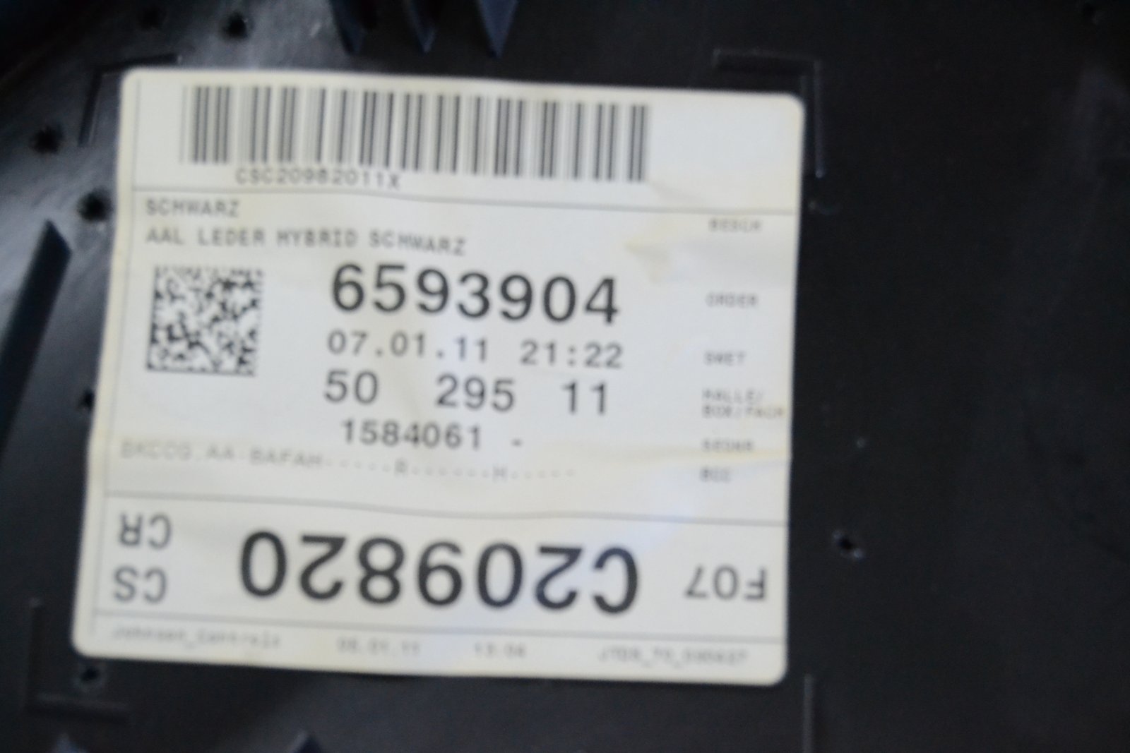 1747003 R bmw F07