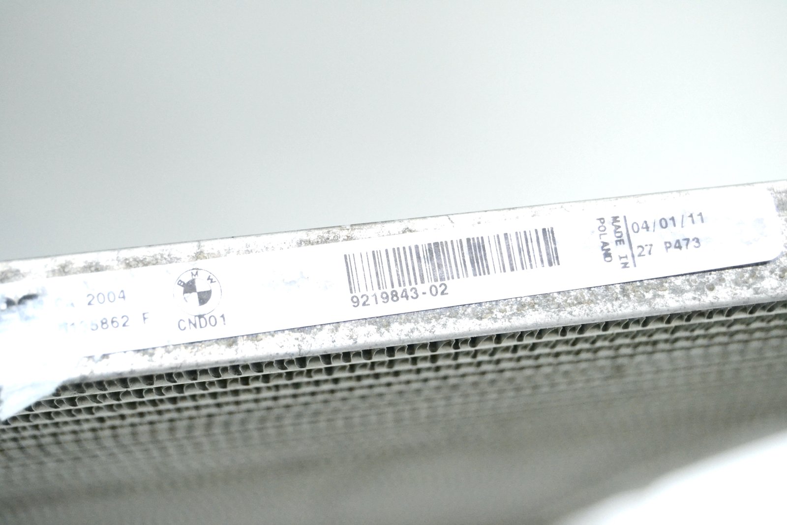 9219843 6805452 Радіатор bmw F01 F10 F07 (n63 n57)