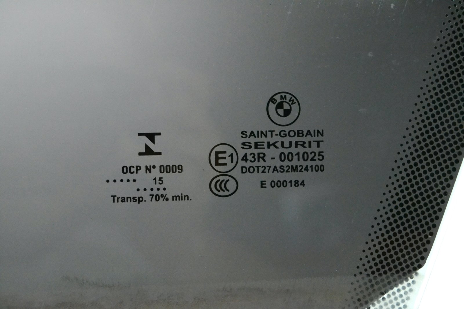 7425393 Скло bmw F34 Gt5 15