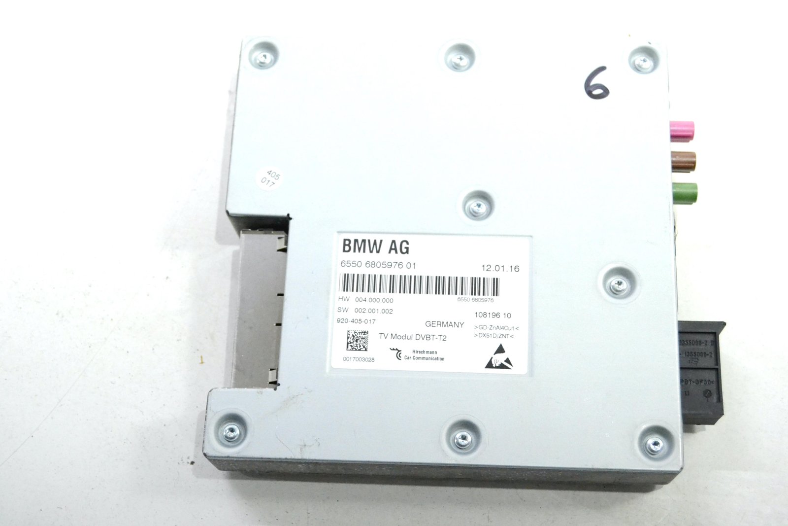 6805976 8782606 bmw F01 F02 F07 F10 F11 F15 F16 F36 G30 G11 G12 G32 TV VIDEO 