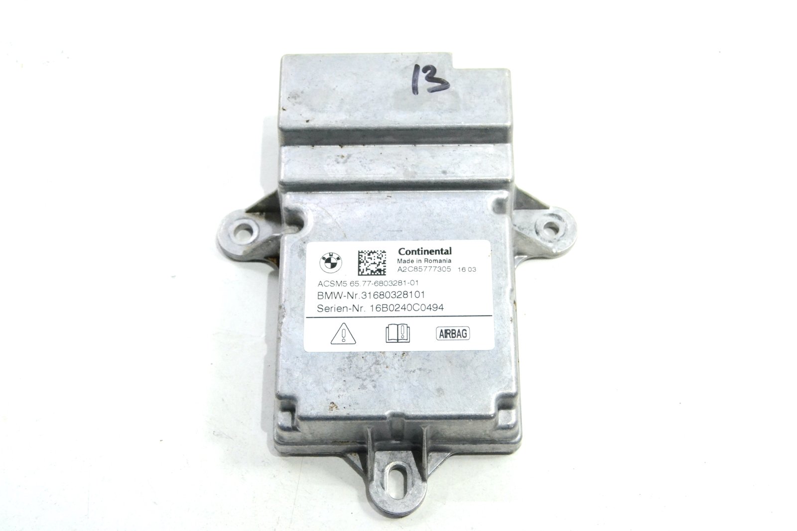 6803281 9890595 bmw G11 G12 G05 G07 ACSM5 AirBag