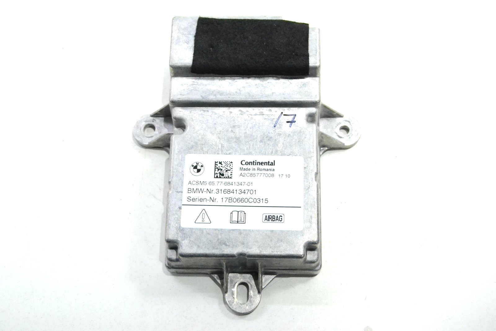 6841347 9890595 bmw G30 G31 G07 G32 G05 ACSM5 AirBag