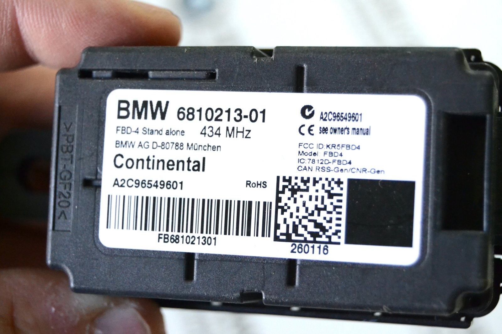 6810213 9440540 bmw G11 G30 G32 FBD-4 